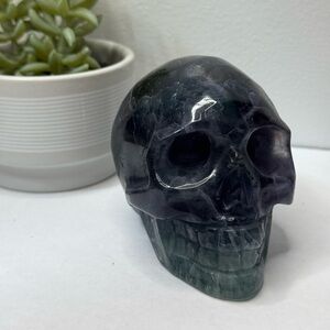 Fluorite Crystal Skull